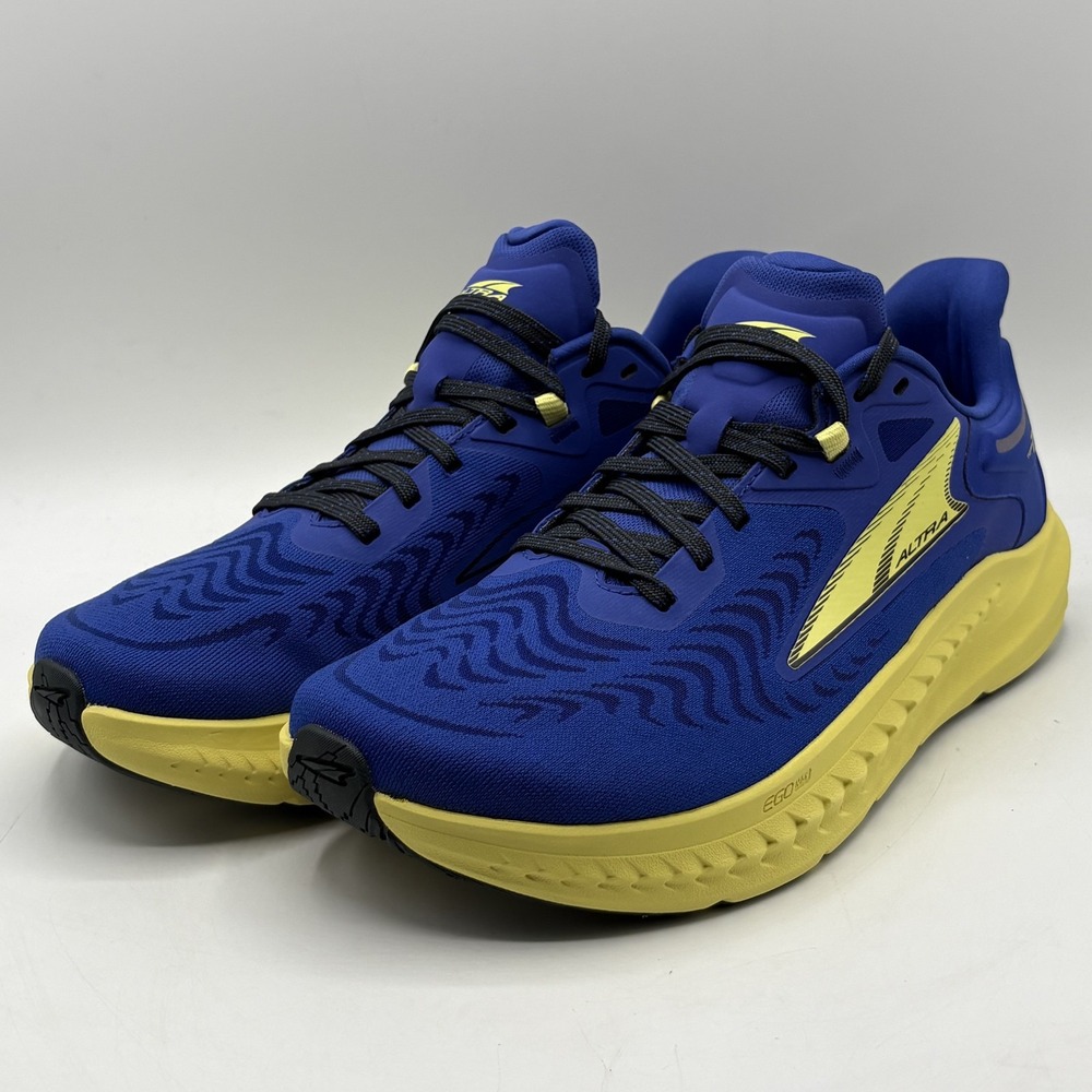 Mens Altra Torin 7 AL0A82C4470 Size 8.5 Blue/Yellow Running Mesh Zero Drop Shoes